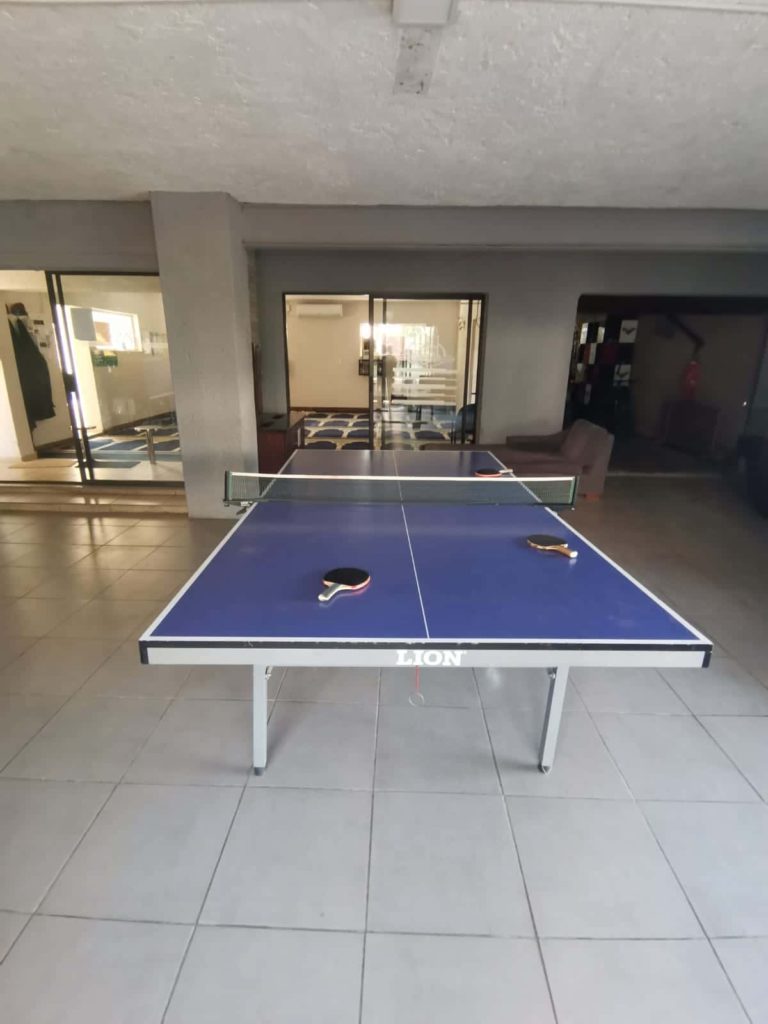 table tennis at melville mews halaal accommodation